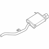 OEM BMW Z3 Rear Muffler - 18-10-7-505-644