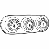 OEM 2022 Jeep Renegade Air Conditioner And Heater Control - 6VN73LXHAA