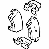 OEM Hyundai Elantra GT Rear Disc Brake Pad Kit - 58302-G3A30