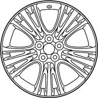 OEM 2011 Lexus RX450h Wheel, Disc - 42611-48722