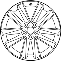 OEM 2014 Lexus RX450h Wheel, Disc Chrome P - 4261A-48133