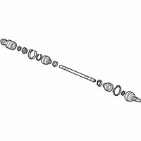 OEM Acura TL Driveshaft Assembly - 42310-TK5-A02