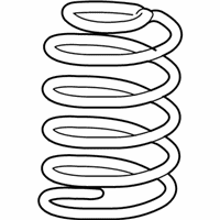 OEM Chevrolet Impala Coil Spring - 22796875