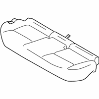 OEM 2011 Nissan Juke Cushion Assembly Rear Seat - 88300-1KA1A