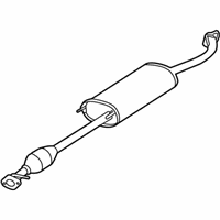 OEM Toyota Highlander Muffler & Pipe - 17420-36040