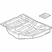 OEM 2005 Chrysler 300 Pan-Rear Floor - 4780793AI