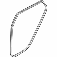 OEM Hyundai Tucson Weatherstrip-Rear Door Body Side LH - 83110-D3000