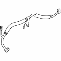 OEM 2008 BMW 750Li Suction Pipe Evaporator-Compressor - 64-50-9-187-296