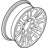 OEM 2022 Ford F-250 Super Duty Wheel, Alloy - LC3Z-1007-F