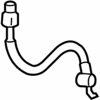 OEM 2022 Lexus RC F Hose, Flexible - 90947-02G59