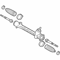 OEM 2011 Lexus CT200h Power Steering Gear Rack Pinion - 45510-76010