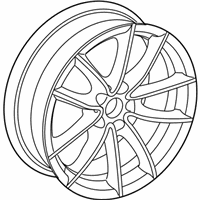 OEM Toyota GR Supra Wheel, Alloy - 42611-WAA09