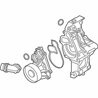 OEM 2020 BMW Z4 Coolant Pump With Support - 11-51-8-650-986