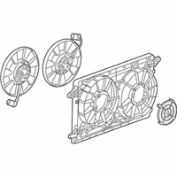 OEM 2017 Chevrolet Volt Fan Module - 84153646