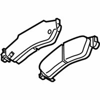 OEM Cadillac SRX Brake Pads - 19421343