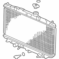 OEM 2005 Honda Accord Radiator (Valeo) - 19010-RAA-A12