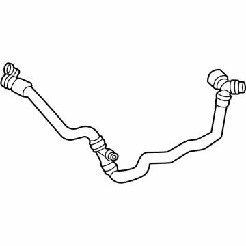 OEM 2021 BMW X5 LINE FROM RADIATOR - 17-12-8-743-673