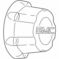 OEM 2001 GMC Sierra 3500 Hub Cap - 15067581