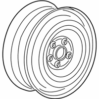 OEM 2021 GMC Terrain Wheel Rim Spare-16X4.0Bt Steel 41Mm Outside 115X5Xm - 22969708