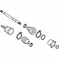 OEM 2002 Infiniti Q45 Shaft Assy-Rear Drive - 39600-AR400