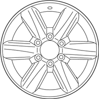 OEM 2014 Lexus GX460 Wheel, Disc - 42611-60871