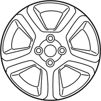 OEM 2007 Nissan Altima Aluminum Wheel - 40300-JA300