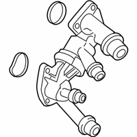 OEM 2018 BMW 530i THERMOSTAT HOUSING WITH THER:115040 - 11-53-8-576-289