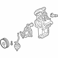 OEM 2018 BMW 540d xDrive COOLANT PUMP WITH SUPPORT:115010 - 11-51-8-588-887