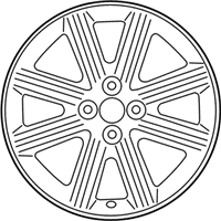OEM 2013 Toyota Yaris Wheel, Alloy - 42611-52830
