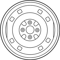 OEM 1994 Toyota Corolla Wheel - 42611-1A020