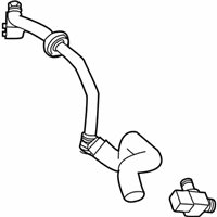 OEM 2017 Cadillac CTS Vacuum Hose - 23344589