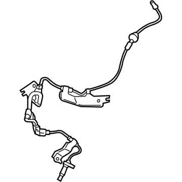 OEM Lexus IS350 Sensor, Speed, RR RH - 89545-53010