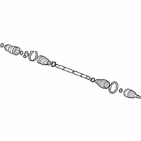 OEM 2012 Acura MDX Driveshaft Assembly, Driver Side - 42311-STX-A01