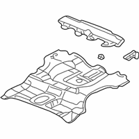 OEM 2004 Acura RSX Panel Set, Rear Floor - 04655-S6M-A00ZZ