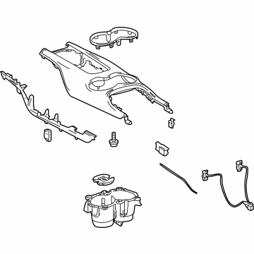 OEM 2022 Toyota Venza Upper Console - 58803-48150-E0