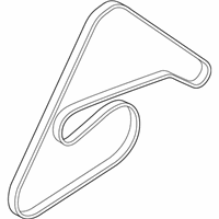 OEM Kia Ribbed V Belt - 252123LTA0