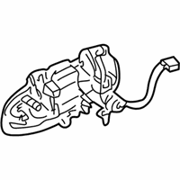 OEM 2002 Kia Spectra Rear Door Outside Handle Assembly, Left - 0K2A173410XX