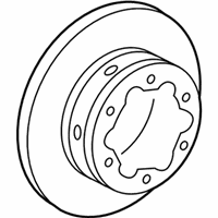 OEM 2005 Dodge Sprinter 3500 Brake Rotor - 5103606AC