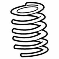 OEM 2002 Mercury Mountaineer Coil Spring - 1L2Z-5310-BA