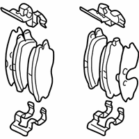 OEM 2003 Hyundai Elantra Front Disc Brake Pad Kit - 58101-2DA31