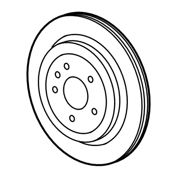 OEM 2020 Cadillac CT4 Rotor - 13526552
