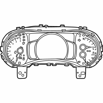 OEM 2021 Dodge Durango CLUSTER-INSTRUMENT PANEL - 68471510AH