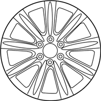 OEM 2013 Infiniti QX56 Aluminum Wheel - D0C00-1ZR4A