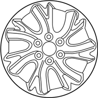 OEM 2011 Infiniti QX56 Aluminum Wheel - D0300-1LB4A