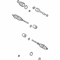 OEM 2005 Toyota Highlander Axle Shaft Assembly - 43410-0W150