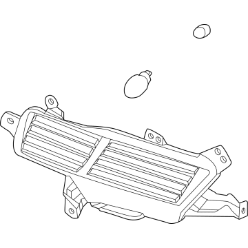 OEM Hyundai Ioniq 5 LAMP ASSY-SIDE T/SIG & REAR, LH - 92405-GI050