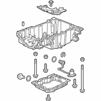 OEM Buick Regal Oil Pan - 12633150