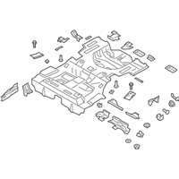 OEM 2016 Ford Fusion Rear Floor Pan - HG9Z-5411360-B