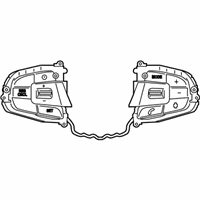 OEM 2019 BMW M760i xDrive Multifunct Steering Wheel Switch - 61-31-9-388-731