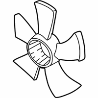 OEM 2002 Honda Accord Fan, Cooling - 19020-P8C-A01